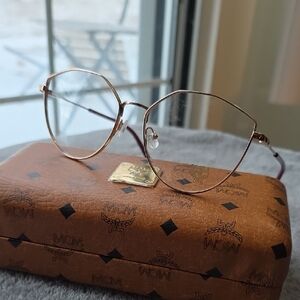 MCM Women's Glasses in Gold and Brown